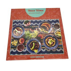 Bonopii Jigsaw Puzzle - Taco Time - Various Tacos - 1000 Pieces